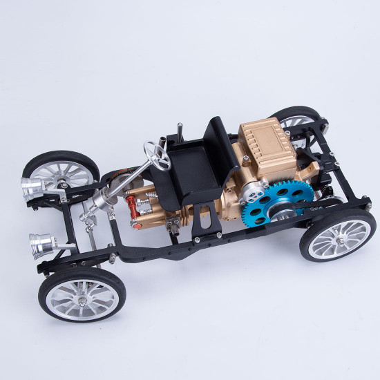 teching single cylinder steam car assembled model building kits used engine for sale