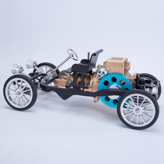 teching single cylinder steam car assembled model building kits used engine for sale