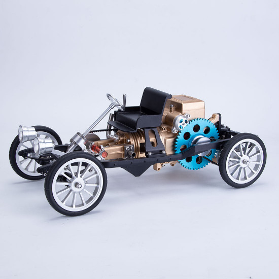 teching single cylinder steam car assembled model building kits used engine for sale