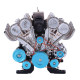 teching v8 mechanical metal assembly diy car engine model kit 500+pcs educational experiment toy