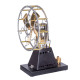 enjomor vintage 4-blade heat powered thermal stove fan stirling engine physics science experiment toy