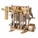 two cylinder reciprocating steam engine model mini brass double cylinder reciprocating engine model