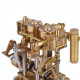 two cylinder reciprocating steam engine model mini brass double cylinder reciprocating engine model