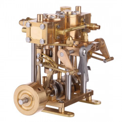 two cylinder reciprocating steam engine model mini brass double cylinder reciprocating engine model