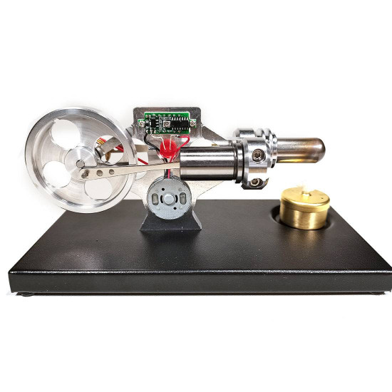 γ type digital stirling engine model with glow lamp bead  science experiment toy