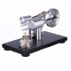 γ-type single cylinder stirling engine sterling generator with led lights with voltage digital display meter science toy