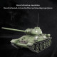 upgrade 1:16 soviet wwii t-34 rc tank model 2.4g military tank