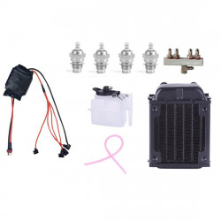 upgrade starter 4-in-1 ignite voltage regulator module cooling radiator 4in1 t fitting full kit for toyan fs-l400 engine model