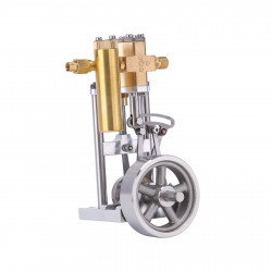 v1313 mini reversing single-cylinder steam engine vertical model kits for beginner