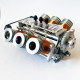 v6 solenoid engine brushless electromagnetic motor model engine