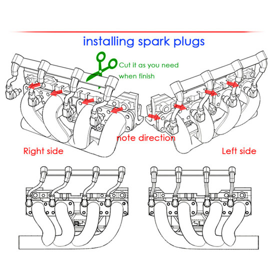 v8 simulate engine motor heat sink cooling fan grc ls7 for trx4 trx6 scx10 jk d110