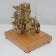 vintage working steam engine model double-acting reciprocating steam engine