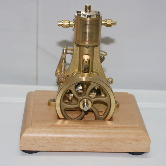 vintage working steam engine model double-acting reciprocating steam engine