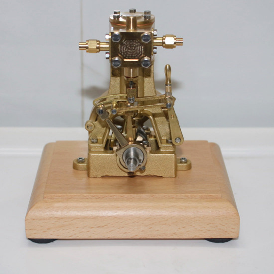 vintage working steam engine model double-acting reciprocating steam engine