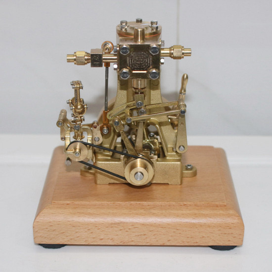 vintage working steam engine model double-acting reciprocating steam engine