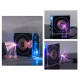 vinyl record shape bluetooth musical magic beat electron tesla coil with long arc &  dual mode - us plug