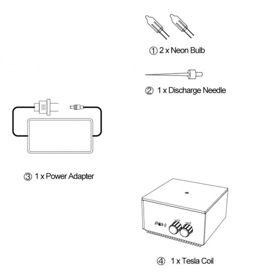 vinyl record shape bluetooth musical magic beat electron tesla coil with long arc &  dual mode - us plug