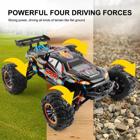 vxl racing 1/10 4wd 2.4ghz rc high-speed brushed electric off-road sport racing car toys 45km/h