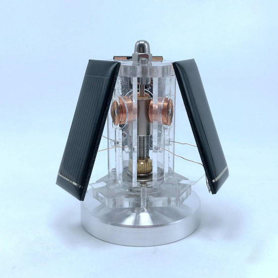 wedge-shaped vertical solar magnetic levitation motor model