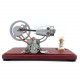 y-shape retro led stirling engine generator model educational science toy christmas