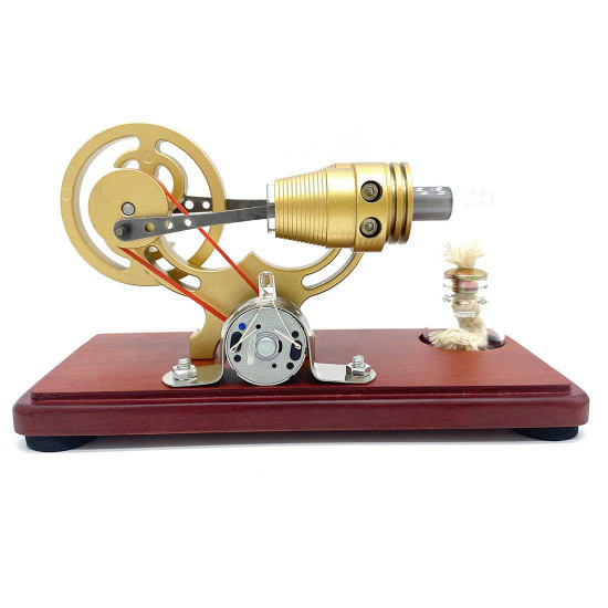 y-shape retro led stirling engine generator model educational science toy christmas