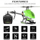 yu xiang f150 rc plane 2.4g 6ch direct drive brushless rc helicopter model - rtf edition